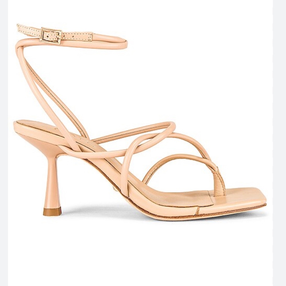RAYE Nude Strappy Heels (Minnie Heel)